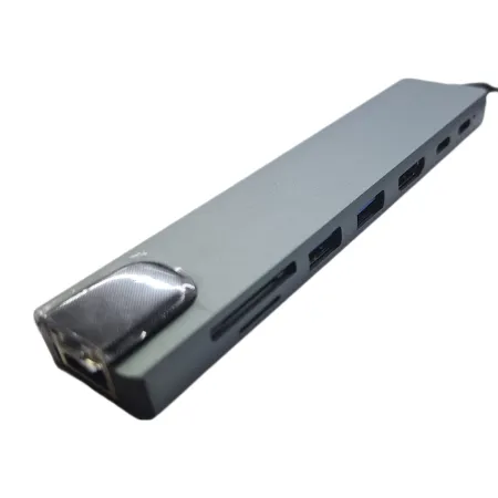 ROZGAŁĘZIACZ HUB USB C DO USB A / HDMI / USB C / ETHERNET / SD